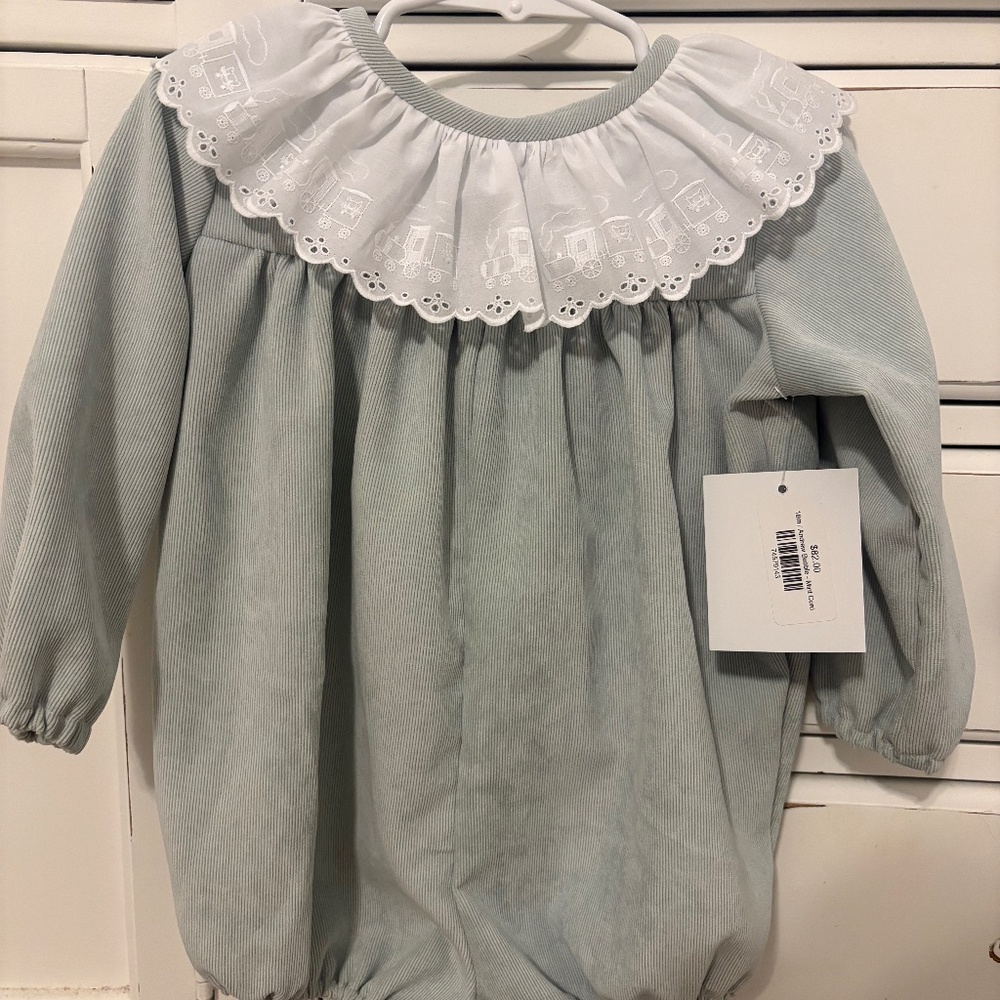 Anvy Kids Corduroy Bubble with Train Details